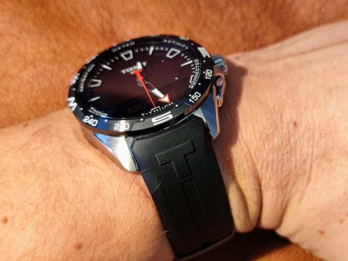 Die T-Touch Connect Solar von Tissot (Bild: Tobias Költzsch/Golem.de)