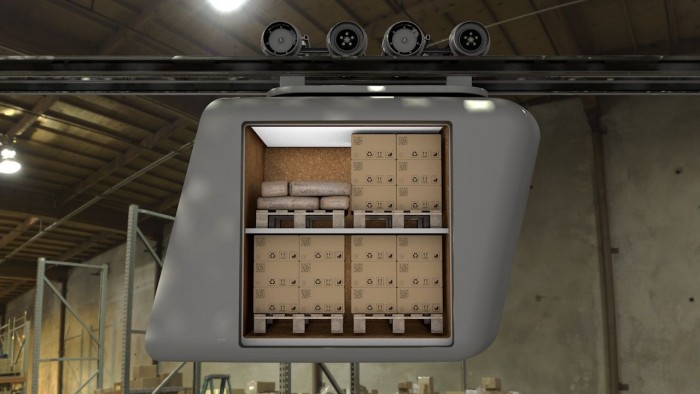 Außerdem sollen sich mit der Ottobahn auch Waren transportieren lassen. (Bild: Ottobahn)