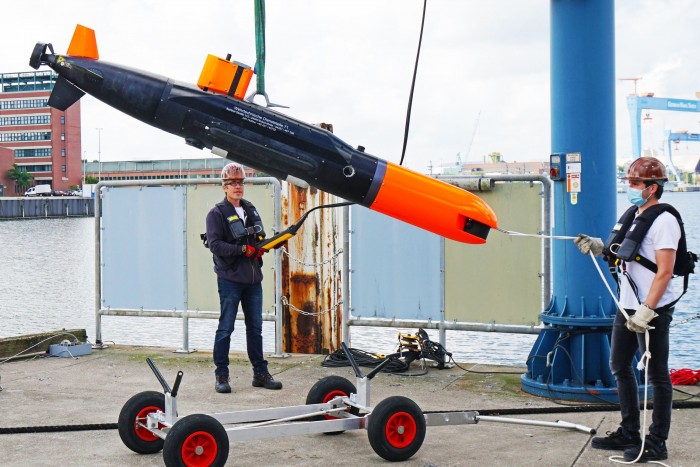 Das System ist unter anderem für Unterwasserroboter wie den Seacat gedacht. (Bild:  Detlef Müller-Struck/WTD 71)