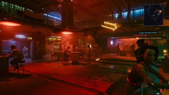 Playstation 5: Bar (Bild: CD Projekt Red / Screenshot: Golem.de)