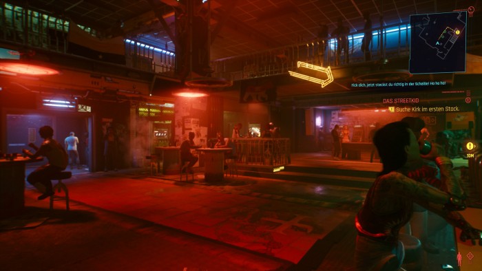 Playstation 4 Pro: Bar (Bild: CD Projekt Red / Screenshot: Golem.de)