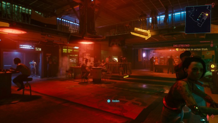 Playstation 4 (Standard): Bar (Bild: CD Projekt Red / Screenshot: Golem.de)