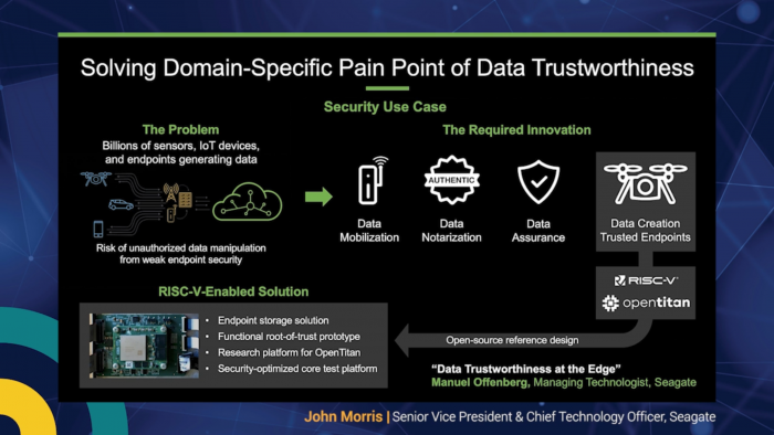 ... ist für Sicherheitsfunktionen gedacht. (Bild: Seagate)