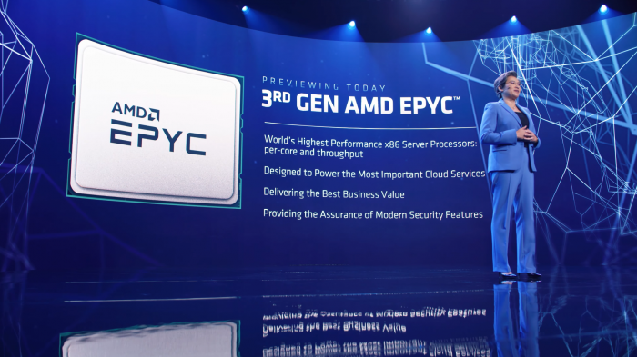 Milan weist bis zu 64 Kerne auf. (Bild: AMD)