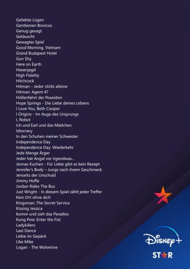 Diese Filme kommen am 23. Februar 2021 in das Abo von Disney+ (Bild: Disney)