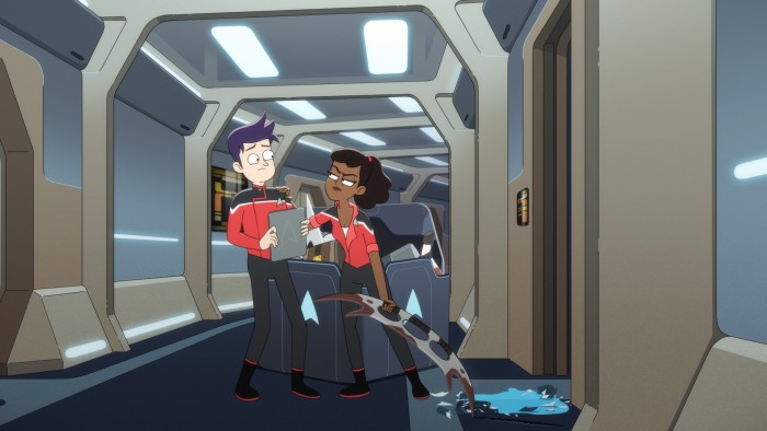 Lower Decks lebt von den unterschiedlichen Charakteren der beiden Hauptprotagonisten. (Bild: CBS)