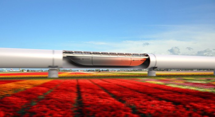 Das System soll in erster Linie Frischwaren transportieren. (Bild: Hardt Hyperloop)