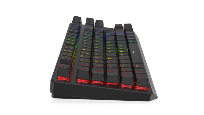 Die Tastatur kommt mit Switches von Kailh. (Bild: SPC Gear)