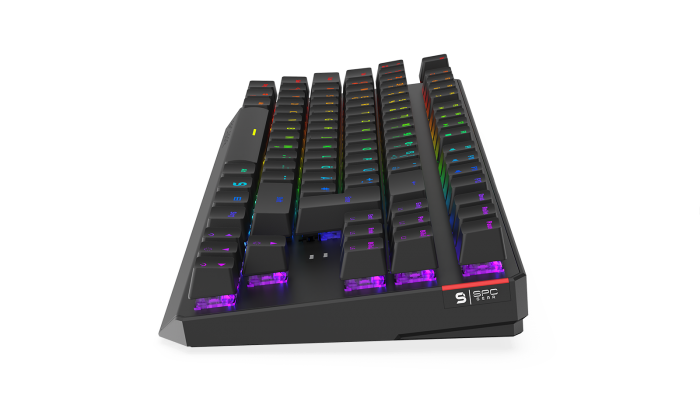 Die GK630K hat volle RGB-Beleuchtung. (Bild: SPC Gear)