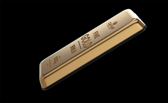 Das g&uuml;ldene Smartphone von Caviar (Bild: Caviar)