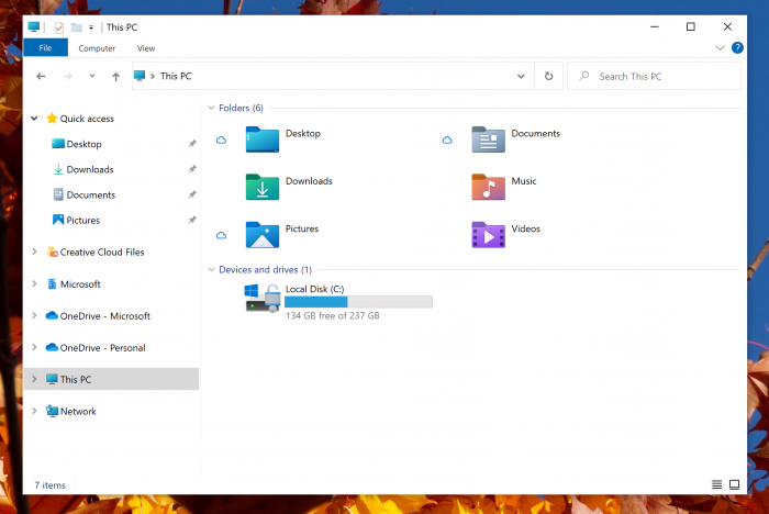 Neue Icons in Windows 10 (Bild: Microsoft)