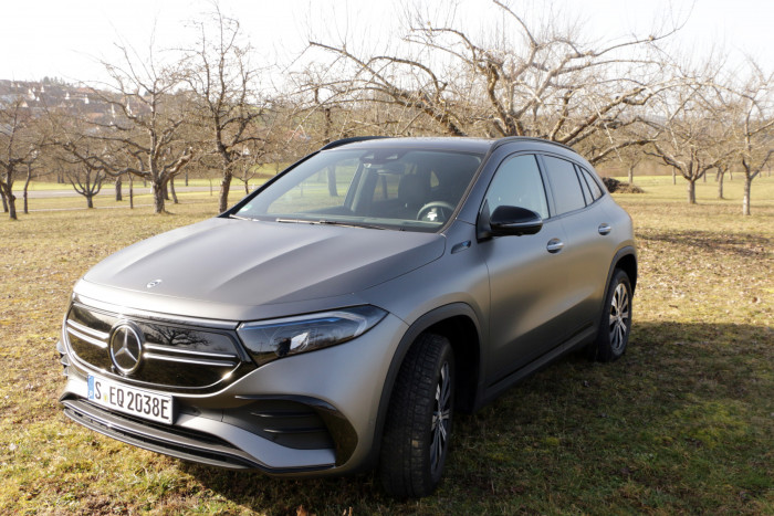 Der EQA ist der neue Kompakt-SUV von Mercedes-Benz. (Foto: Friedhelm Greis/Golem.de)