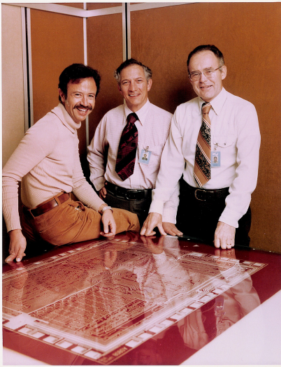 Andy Grove, Robert Noyce und Gordon Moore 1978 (Bild: Intel)