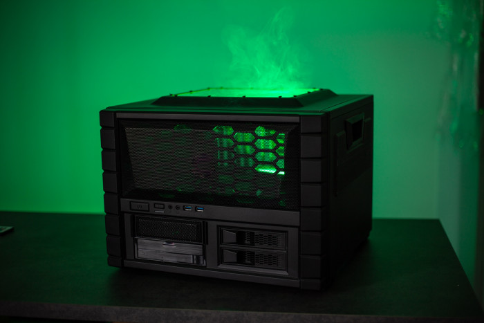 Das Mini-AKW im Betrieb (Bild: Martin Wolf/Golem.de)