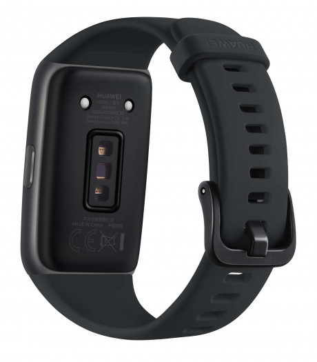 Auf der Rückseite ist ein Pulsmesser eingebaut. (Bild: Huawei)