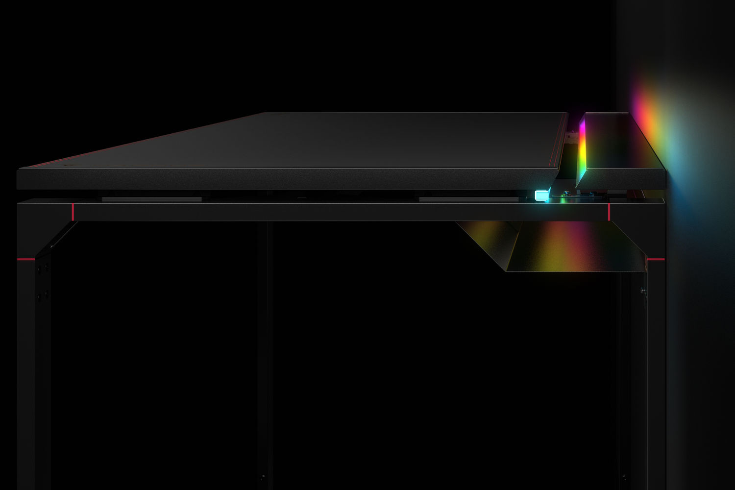 Magnus Desk Secretlab Zeigt Gaming Tisch Mit Kabelmanagement Und Rgb