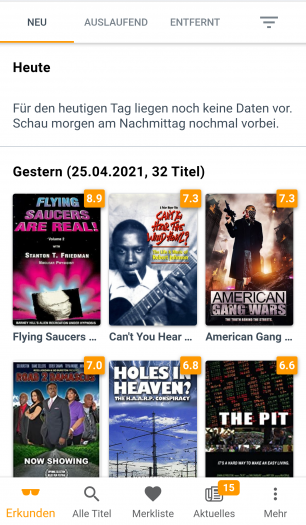 WhatsOnPrime? zeigt die neuen Filme und Serien bei Prime Video (Bild: Zeemo/Screenshot: Golem.de)