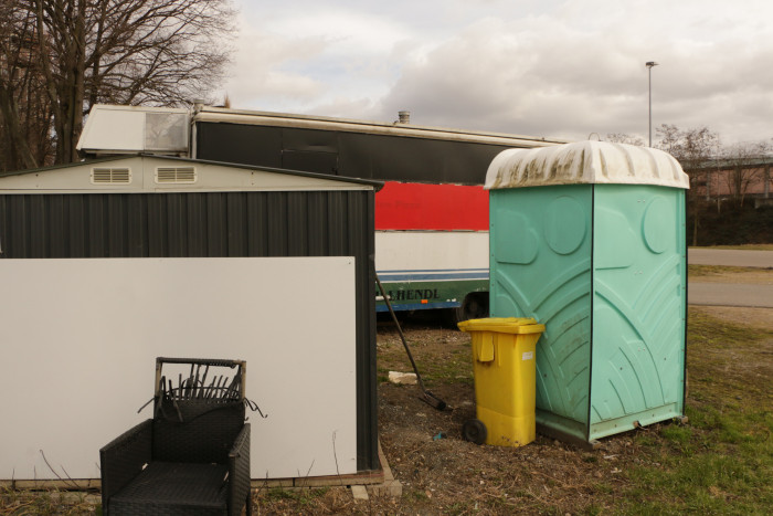 Das Umfeld von Elektroladestationen ist oft nicht besonders einladend. (Foto: Friedhelm Greis/Golem.de)