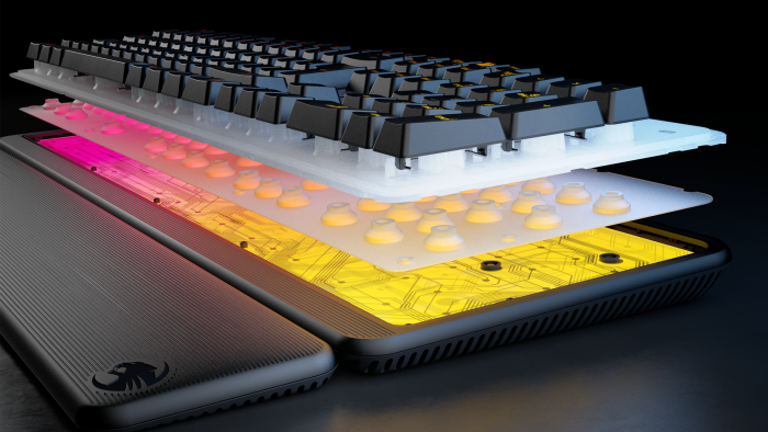 Die Beleuchtung wird durch insgesamt 10 LEDs ermöglicht. (Bild: Roccat)