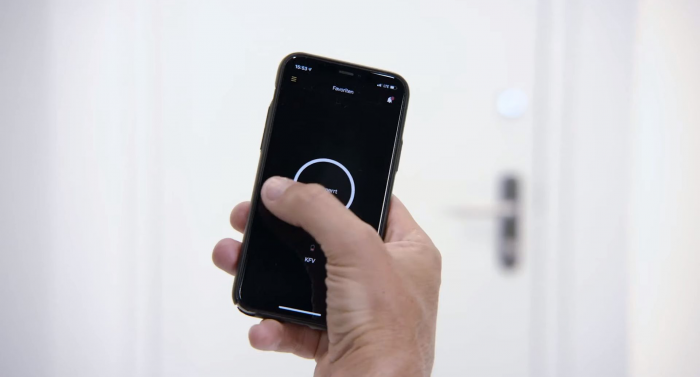 Smart Door wird per App gesteuert. (Bild: Nuki)