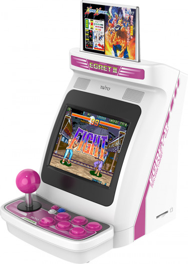 Der Egret II Mini ist ein kleiner Arcade-Automat mit 40 vorinstallierten Taito-Spielen. (Bild: Taito)