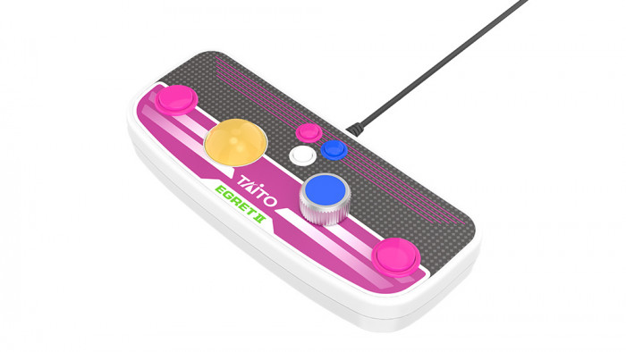 Separat ist auch ein Trackball-Controller mit zehn weiteren Spielen erhältlich. (Bild: Taito)