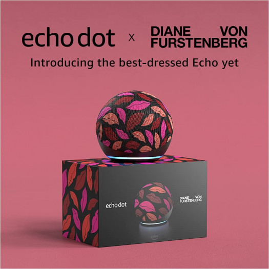 Echo Dot in einem Design von Diane von Fürstenberg (Bild: Amazon)