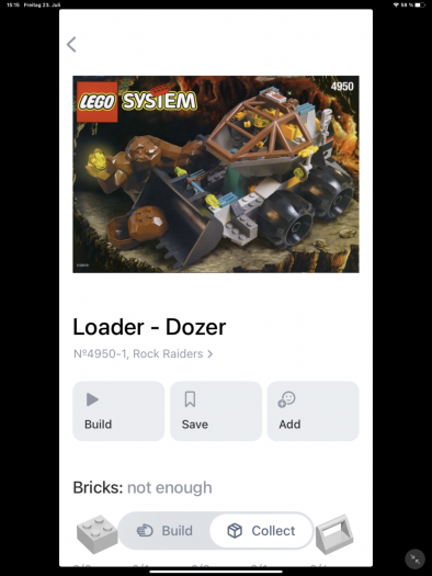 Etwa den tollen Rock Raiders Loader Dozer aus der Kindheit.  (Bild: Oliver Nickel/Golem.de)