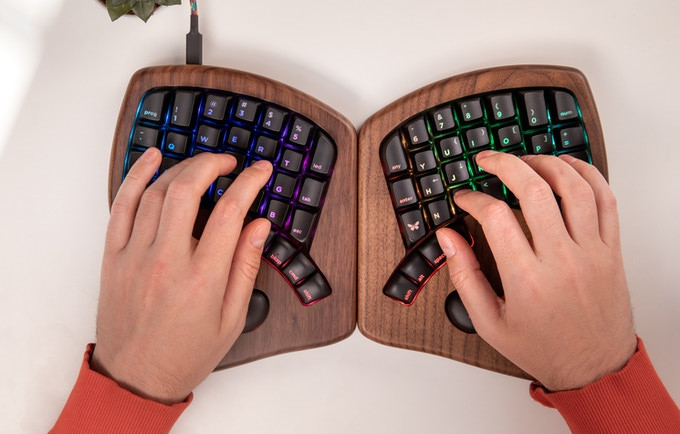 Keyboardio Model 100 (Bild: Keyboardio)