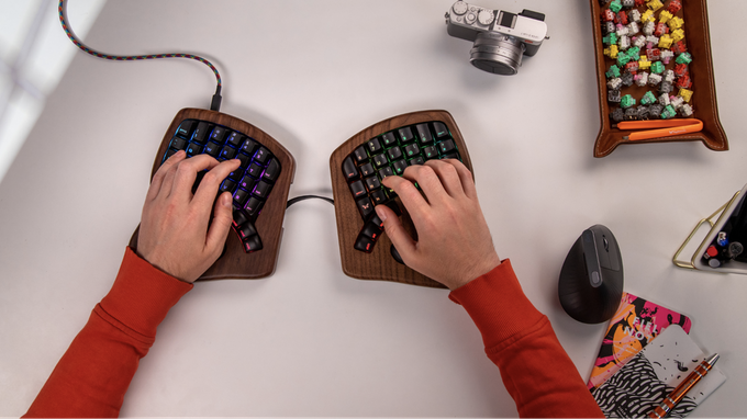 Keyboardio Model 100 (Bild: Keyboardio)