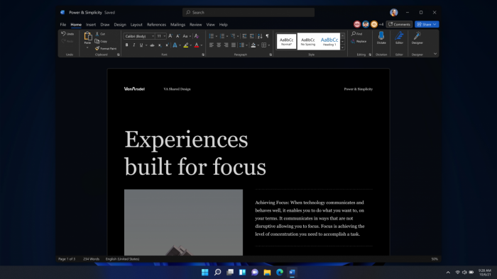 Neues Design von Microsoft 365 (Bild: Microsoft)