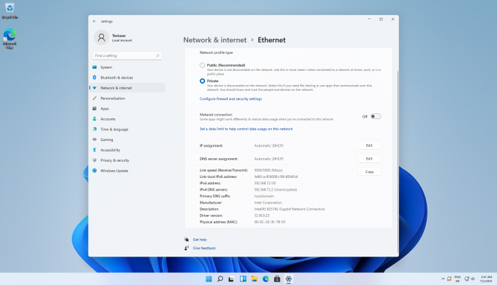 Die neuen Systemeinstellungen in Windows 11 (Bild: Microsoft/Screenshot: Golem.de)