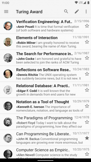 Die neue Oberfläche von K9 Mail (Bild: K9 Mail)