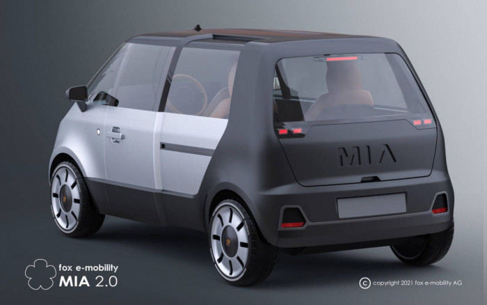 Elektrischer Microvan Mia 2.0 (Bild: Fox E-Mobility)