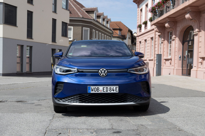 Das Elektroauto ID.4 von VW (Bild: Werner Pluta/Golem.de)