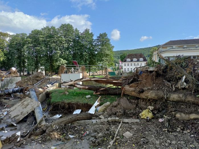 Auch im Stadtteil Bad Neuenahr hat die Flut große Schäden verursacht. (Foto: Friedhelm Greis/Golem.de)