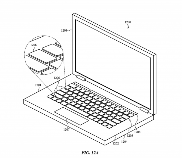 Apple patentiert eine virtuelle Tastatur. (Bild: Apple)