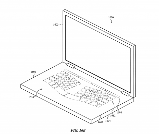 Apple patentiert eine virtuelle Tastatur. (Bild: Apple)