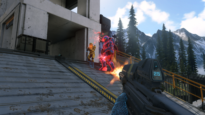 Impressionen aus der Technical Preview von Halo Infinite (Rechteinhaber: 343 Industries, Screenshot: Golem.de)