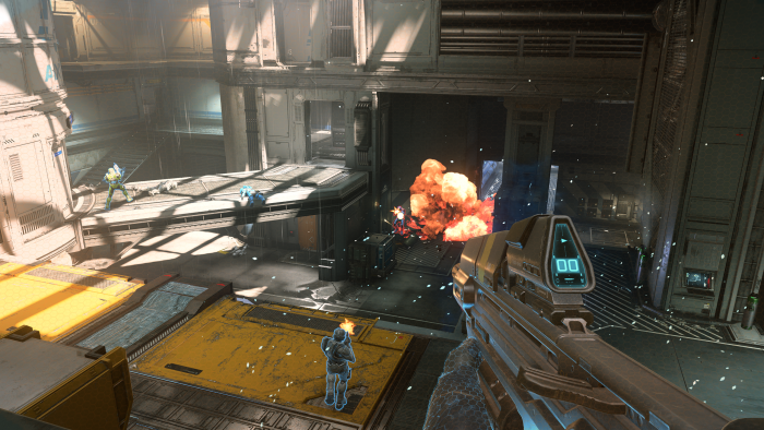 Impressionen aus der Technical Preview von Halo Infinite (Rechteinhaber: 343 Industries, Screenshot: Golem.de)