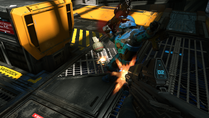 Impressionen aus der Technical Preview von Halo Infinite (Rechteinhaber: 343 Industries, Screenshot: Golem.de)