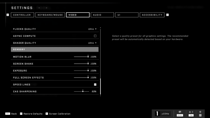 Grafikmenü der Technical Preview von Halo Infinite (Rechteinhaber: 343 Industries, Screenshot: Golem.de)