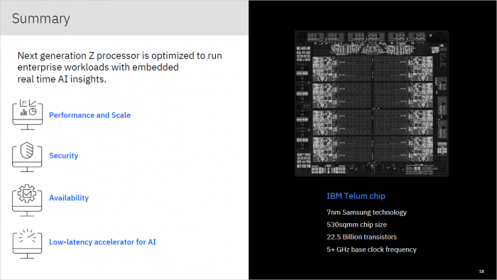 Telum-CPU f&uuml;r Z-Mainframes (Bild: IBM)