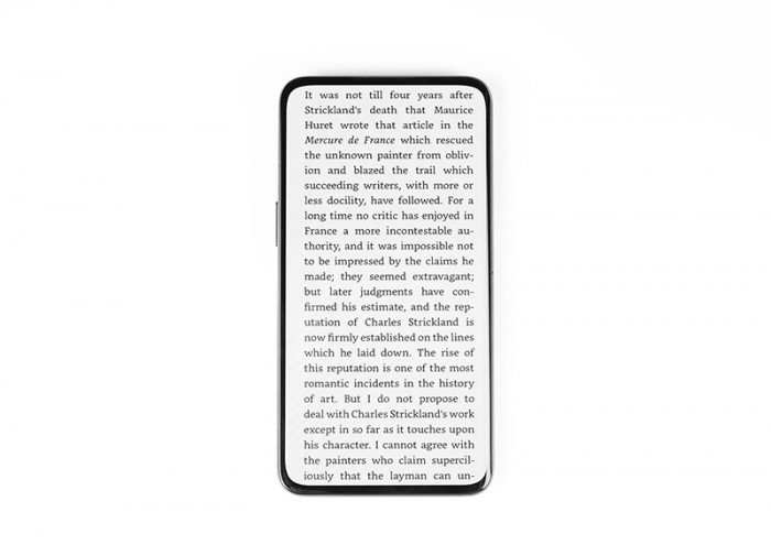 Die Stelle, an der die Frontkamera unter dem Display eingebaut ist, soll angeblich nicht zu sehen sein. (Bild: Oppo)