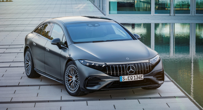 Der AMG EQS 53 4Matic+ ist das erste vollelektrische Modell der Daimler-Tochter Mercedes-AMG. (Foto: Daimler)