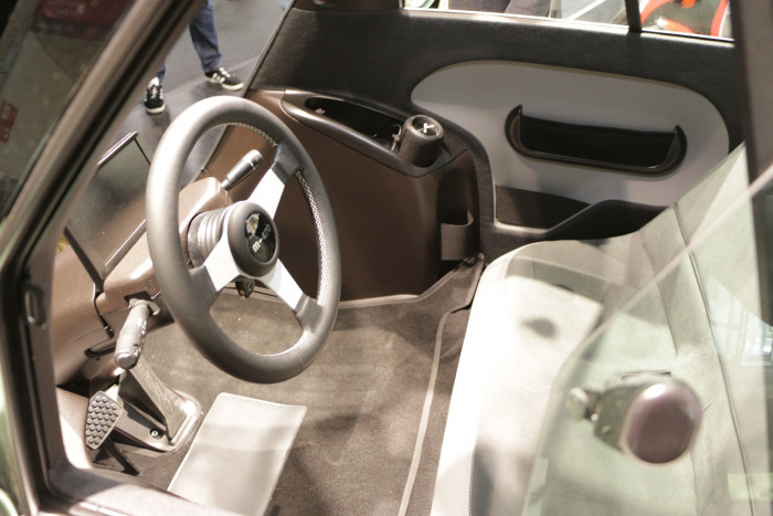 Die Innenausstattung ist auf das Notwendigste reduziert. (Foto: Friedhelm Greis/Golem.de)