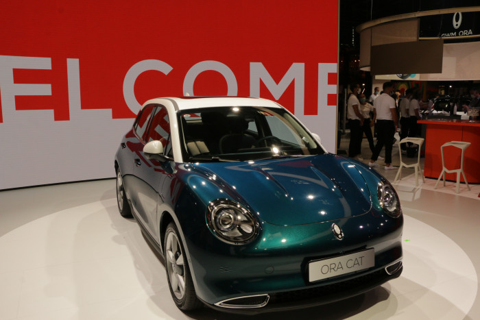 Der Ora Cat auf der IAA 2021 (Bild: Friedhelm Greis/Golem.de)