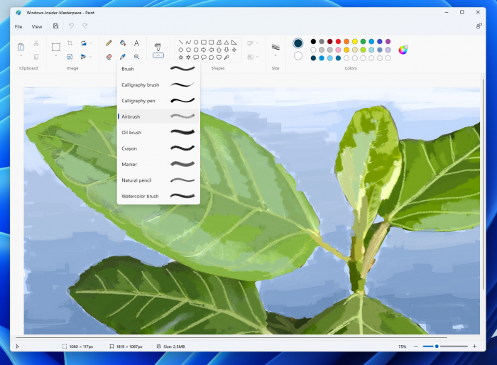 Das neue Microsoft Paint (Bild: Microsoft)