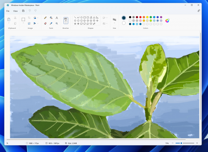 Das neue Microsoft Paint (Bild: Microsoft)