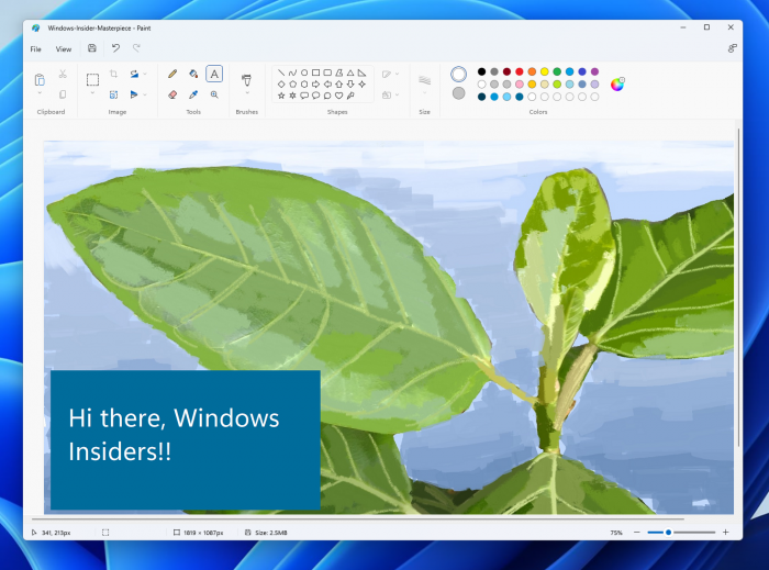 Das neue Microsoft Paint (Bild: Microsoft)